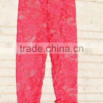high quality best price wholesale girls tight Legging lace ruffle pants Baby kids ruffle pants