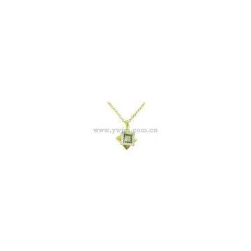Fashion Alloy Necklace With Gold Plated