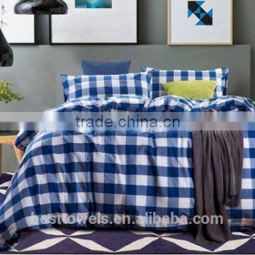 100%cotton flannel reactive print with washed bedding set