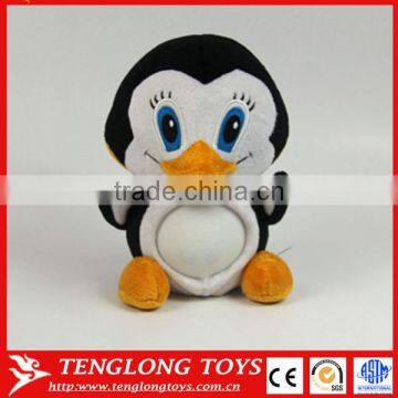 Novel workmanship cute penguin shape colorful baby night light