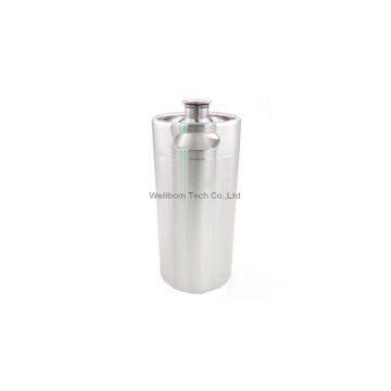 3.6L Stainless mini keg Growler wine pot Stainless Beer Growlers Unbreakable Homebrew keg for beer bar
