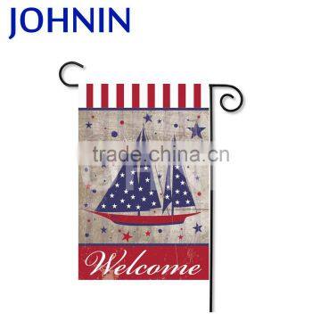 Wholesale High Quality Polyester Printed American Type Garden Flag