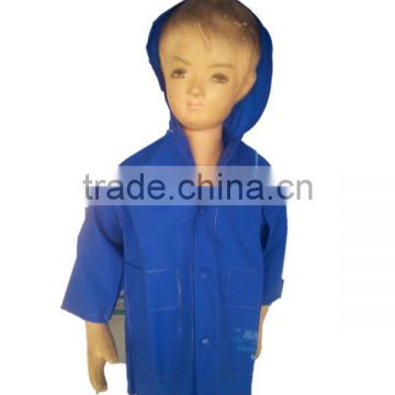 Kids blue Plastic rain poncho