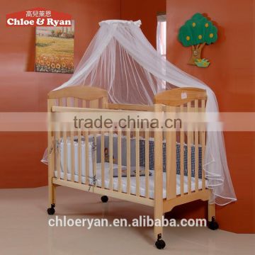 New design baby care product mulitfuntional wooden portable baby crib