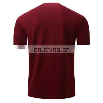 Usa 60 Cotton 40 Polyester Hot Stamping v Neck t Shirt photo-2