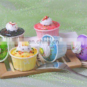 Simulation Food Artificial fake cupcake pvc Fridge Magnets MF-0039