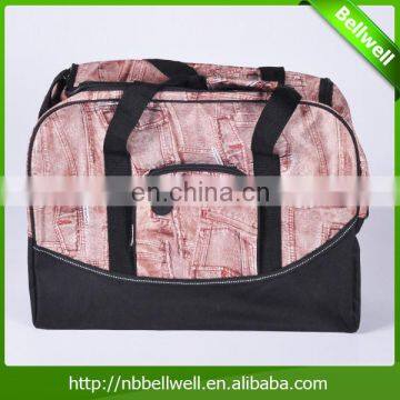 600D Polyester big foldable travel bag luggage