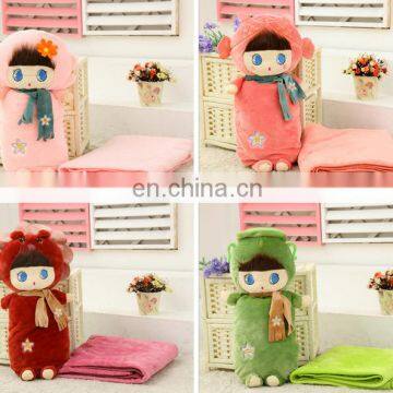 Stuffed plush baby blanket toy for gifts