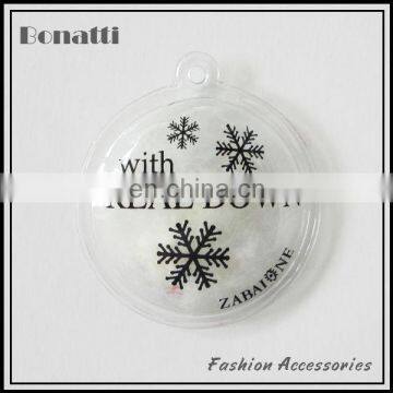 Custom PVC feather label for garment