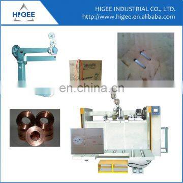 semi automatic carton stitching corrugated stapler machine