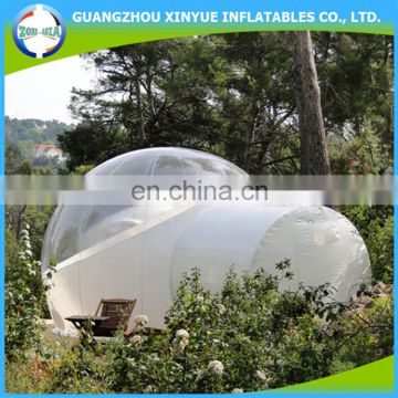 Transparent inflatable bubble tree tent