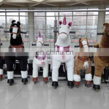 HI CE mechanical ride on horse for kids,walking ride on horse for children