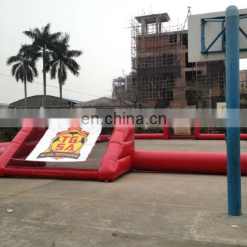 inflatable football pitch goal