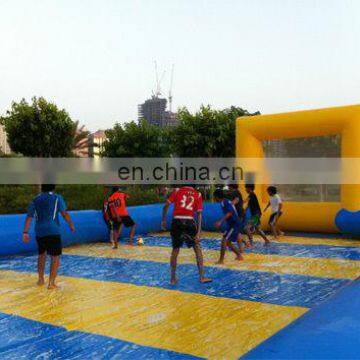 inflatable soap soccer field for sale