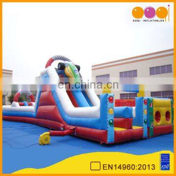 hot sale inflatable kids obstacle courses inflatable tunnle obstacle slide with free EN14960 certificate