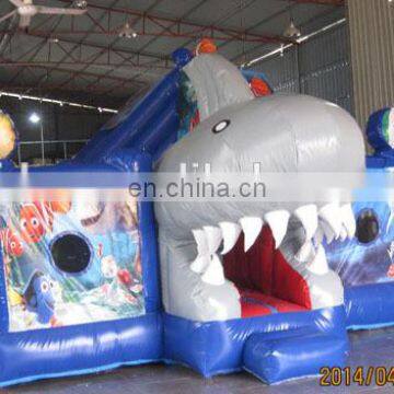 Empire inflatable shark combo bouncer NC057