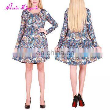 Wholesale Price Exquisite pattern printing one-piece latest styles adult onesie dress