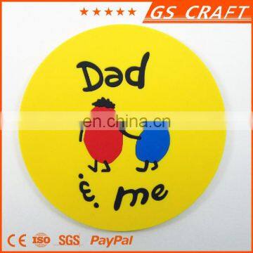 Best Quality Wholesale soft pvc coaster, Promotional Custom New Design plastic coaster