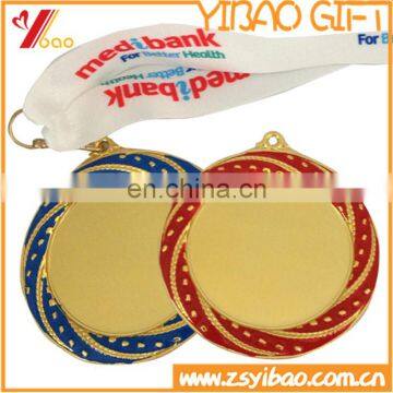 soft enamel blank Insert medal for sport meeting