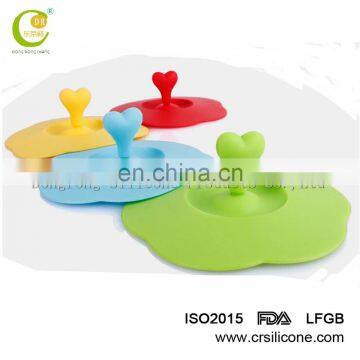 Eco-friendly Safe Fruit Design Rubber Silicone Cup Lids Cover photo-3