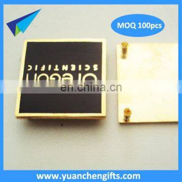 Best Adhensive Metal Plate With Company Logo /Embossed Brass Plate photo-3
