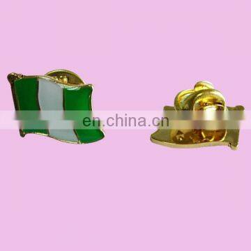 custom national flag pin badge with epoxy