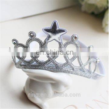  express kid hair jewelry elastic hair band nice hollow crown headband