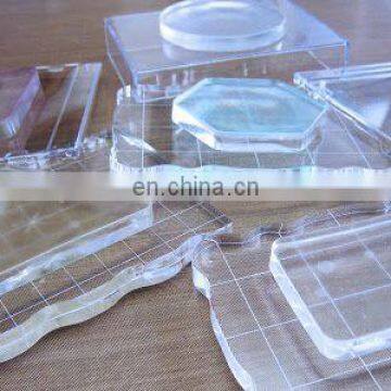 acrylic stamp block,acrylic block for stamp,acrylic block for rubber stamp mounting