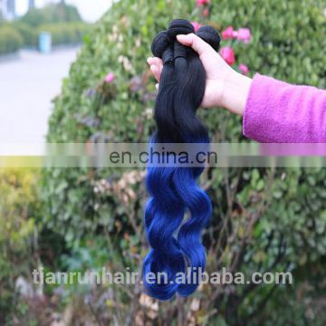 best selling products 2017 ombre malaysian hair blue hair weave color body hair