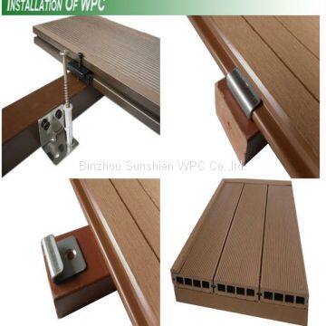 Sunshien WPC Wood Plastic Composite Decking for Outdoor photo-2