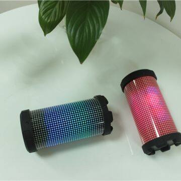 Mini Bluetooth Bazooka Speaker USB & TF Card Input Portable Audio Player With Colorful LED Light photo-5