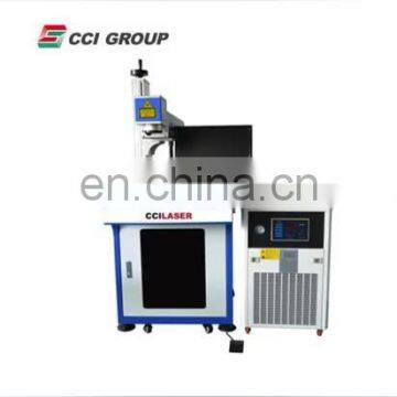 Laser tube dynamic co2 laser marking machine for cutting paper card / leather / jeans