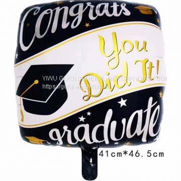 Graduation balloon foil balloon helium balloon mylar balloon party balloon decoration balloon