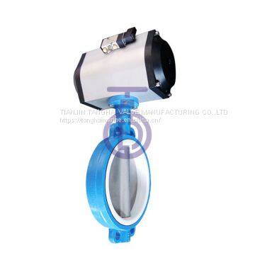 Pneumatic Wafer Butterfly Valve Sizes: 2