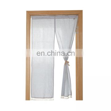 Japanese style stripes shower hanging kitchen door ready made curtain