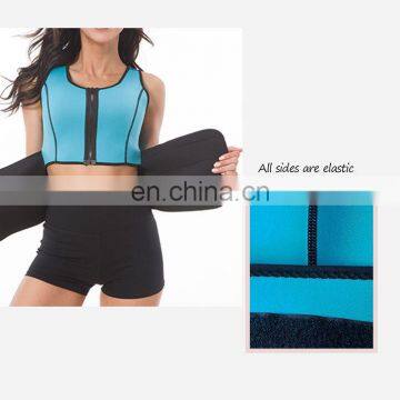 High Compression Neoprene Sauna Suit Tank Top Vest With Adjustable Waist Trimmer Belt photo-6
