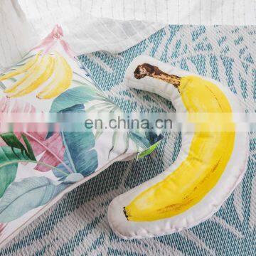 High Quality Decorative Custom Cartoon Fruit Banana Shaped Pillow Plush Doll Children Toy Sofa Pillow photo-6