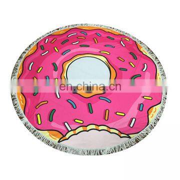 Quality Chinese Products Digital Print Circle Beach Towels Microfiber Round Turkish Beach Towel With Tassels photo-6