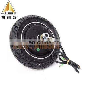 8 Inch Brushless Motor Electric Scooter 24V36V350W Wheel Solid Tire Electric Scooter Kit Scooter Hub Motor photo-5