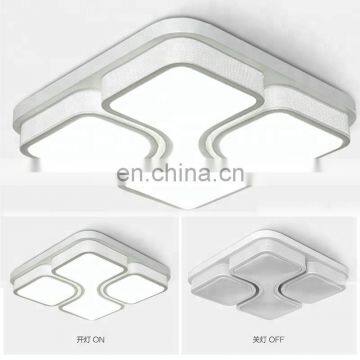 Modern Minimalist Square LED Ceiling Living Room Light Warm Ceiling Lighting for Home photo-5