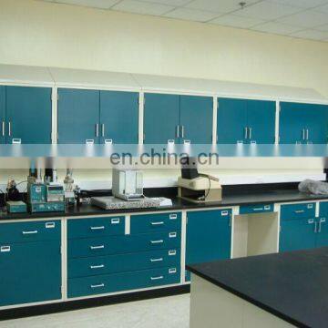 School Science Laboratory Wall Bench With 19mm Epoxy Resin Board photo-5