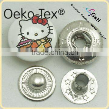 custom made metal snap button,spring snap button