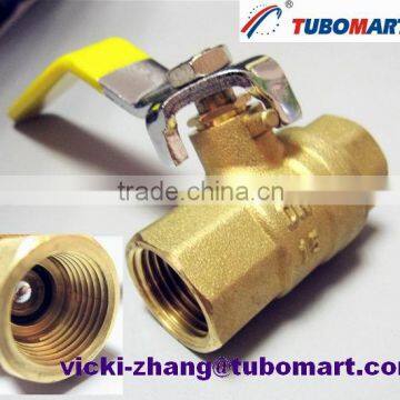 npt 1/2 inch brass gas valve for small gas valve types