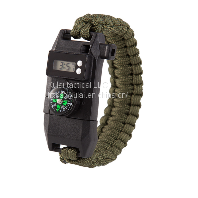 Tactical Accessories Bracelet With Compass and Rope photo-3