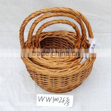 wholesale wicker flower basket