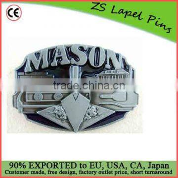 Custom quality fashion gift 3d metal belt buckle