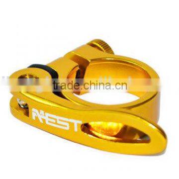 AEST Aluminium Alloy CNC Anodized 28.6 SBicycle Seat Post Clamp Lever YSCL-09 photo-3