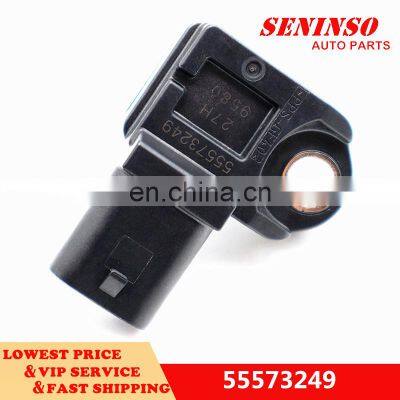 Original New MAP Sensor OEM 55573249 AS619 5S13833 MA0065 Manifold Pressure Sensor Case for Buick Cascada Encore Cadillac CTS