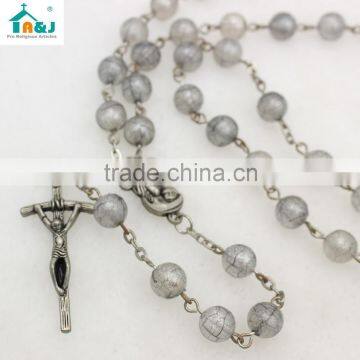Plastic Rosary Bead Wholesale Cross Necklace photo-4
