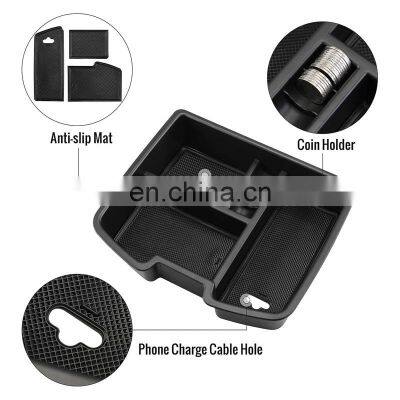 Interior Accessories Parts Silicone Armrest Rest Storage Box Center Control Console Organizer Tray For Chevrolet Suburban 2007 photo-5